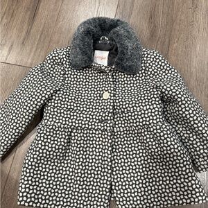 Cat & Jack Black and White Pea Coat